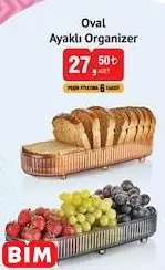 OVAL AYAKLI ORGANİZER OVAL AYAKLI ORGANİZER